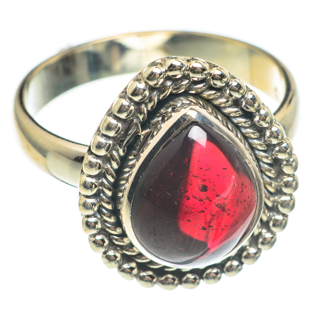 Garnet Rings handcrafted by Anasilvercos - RING67109