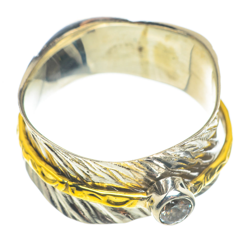 White Quartz Copper Rings handcrafted by Anasilvercos - RING67110