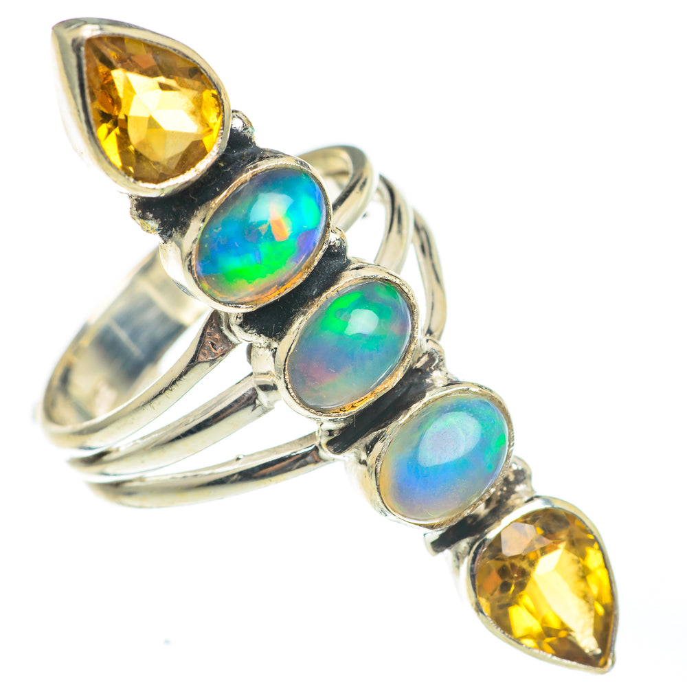 Ethiopian Opal Rings handcrafted by Anasilvercos - RING67113