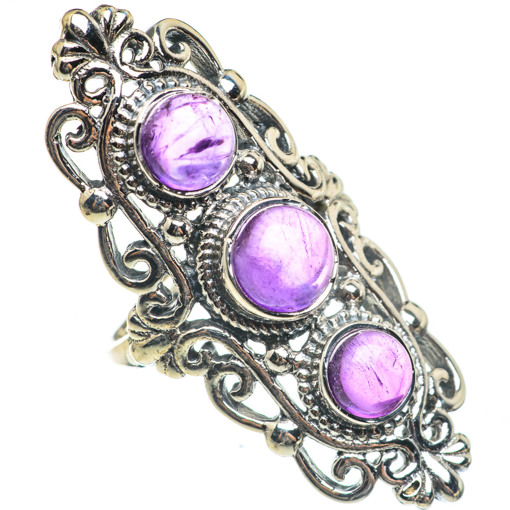 Amethyst Rings handcrafted by Anasilvercos - RING67126