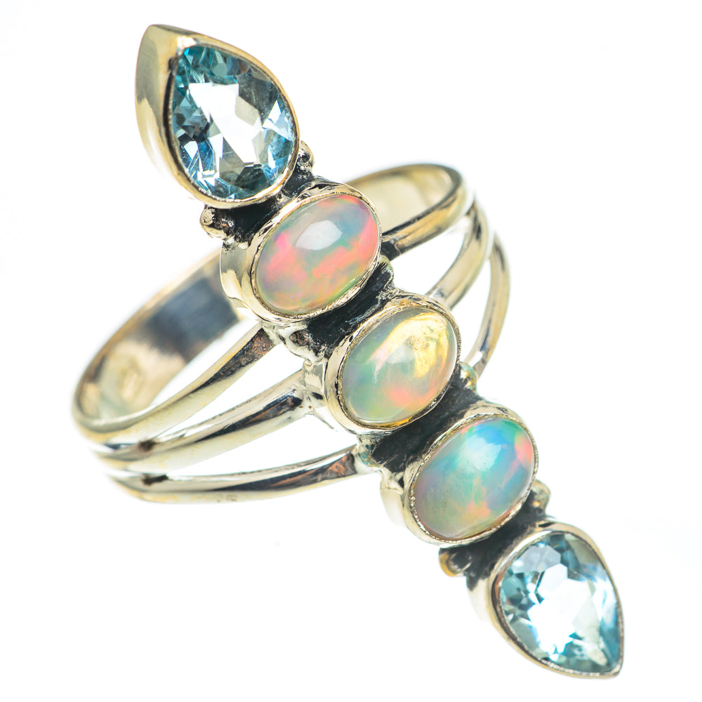 Ethiopian Opal Rings handcrafted by Anasilvercos - RING67137