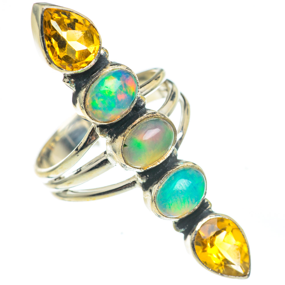 Ethiopian Opal Rings handcrafted by Anasilvercos - RING67138