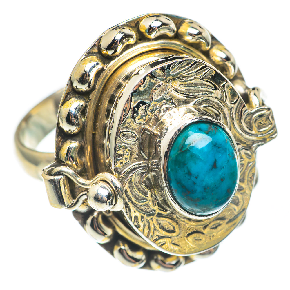 Chrysocolla Rings handcrafted by Anasilvercos - RING67143