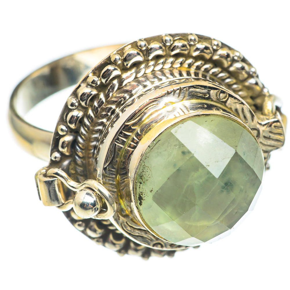Prehnite Rings handcrafted by Anasilvercos - RING67147