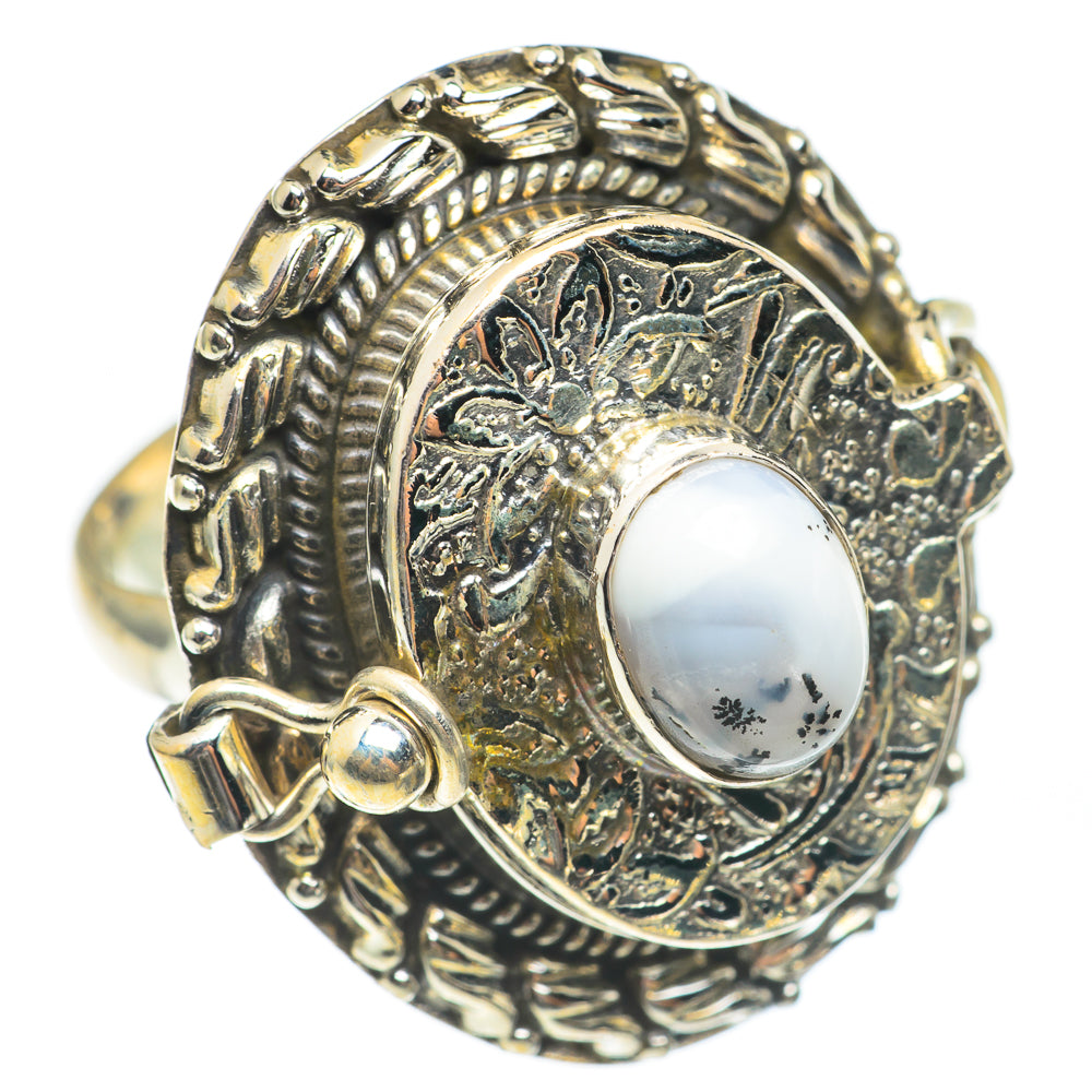 Dendritic Opal Rings handcrafted by Anasilvercos - RING67153