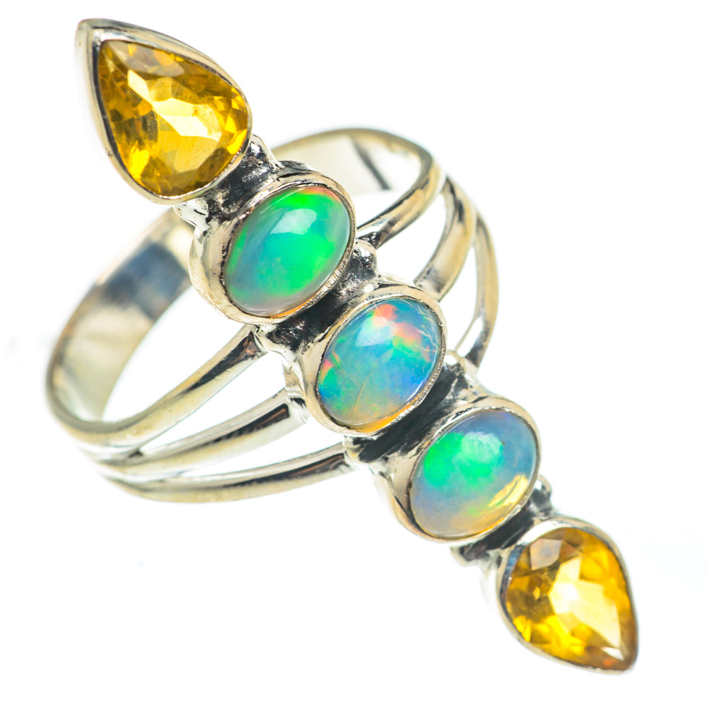 Ethiopian Opal Rings handcrafted by Anasilvercos - RING67155