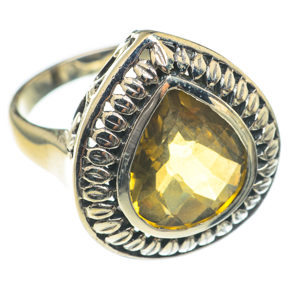 Citrine Rings handcrafted by Anasilvercos - RING67157
