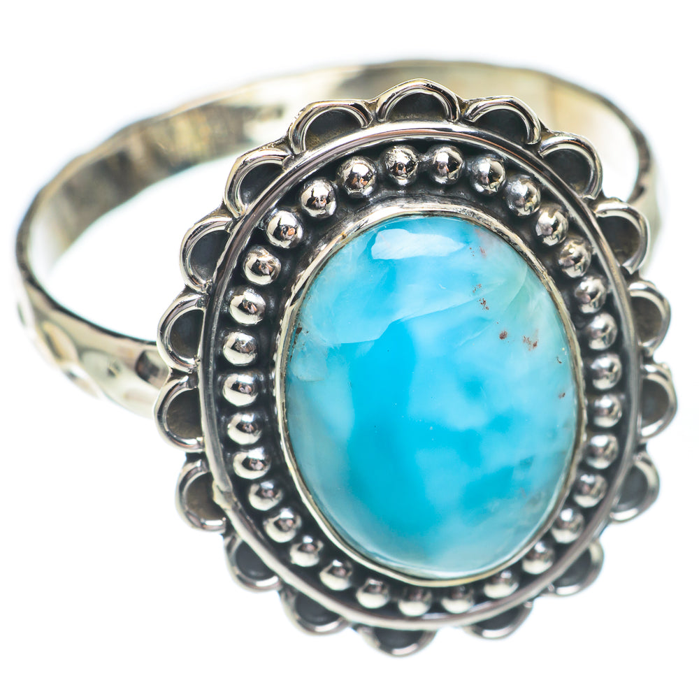 Larimar Rings handcrafted by Anasilvercos - RING67162