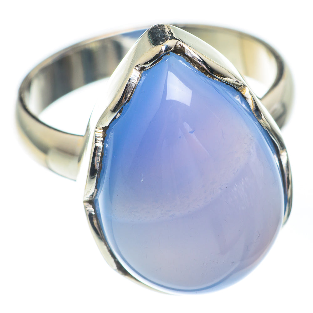 Chalcedony Rings handcrafted by Anasilvercos - RING67166