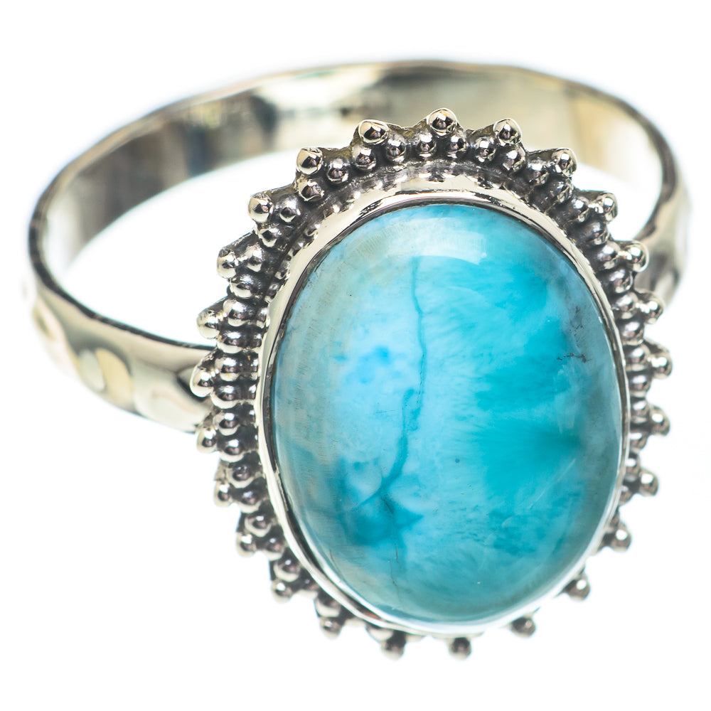 Larimar Rings handcrafted by Anasilvercos - RING67167