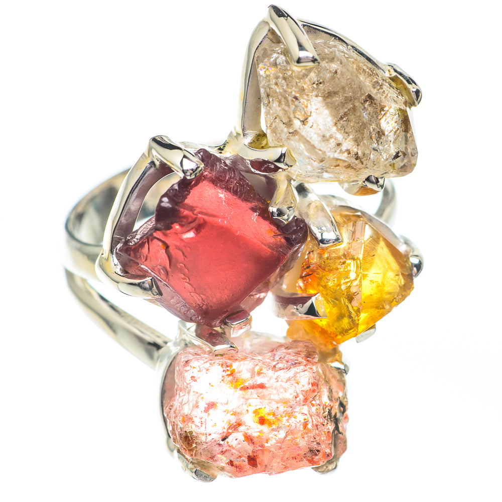Garnet Rings handcrafted by Anasilvercos - RING67172