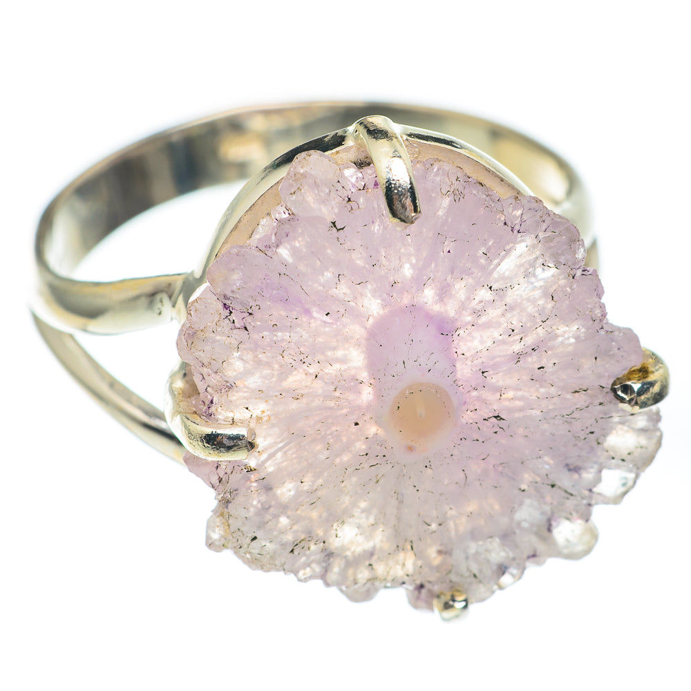 Amethyst Stalactite Rings handcrafted by Anasilvercos - RING67180