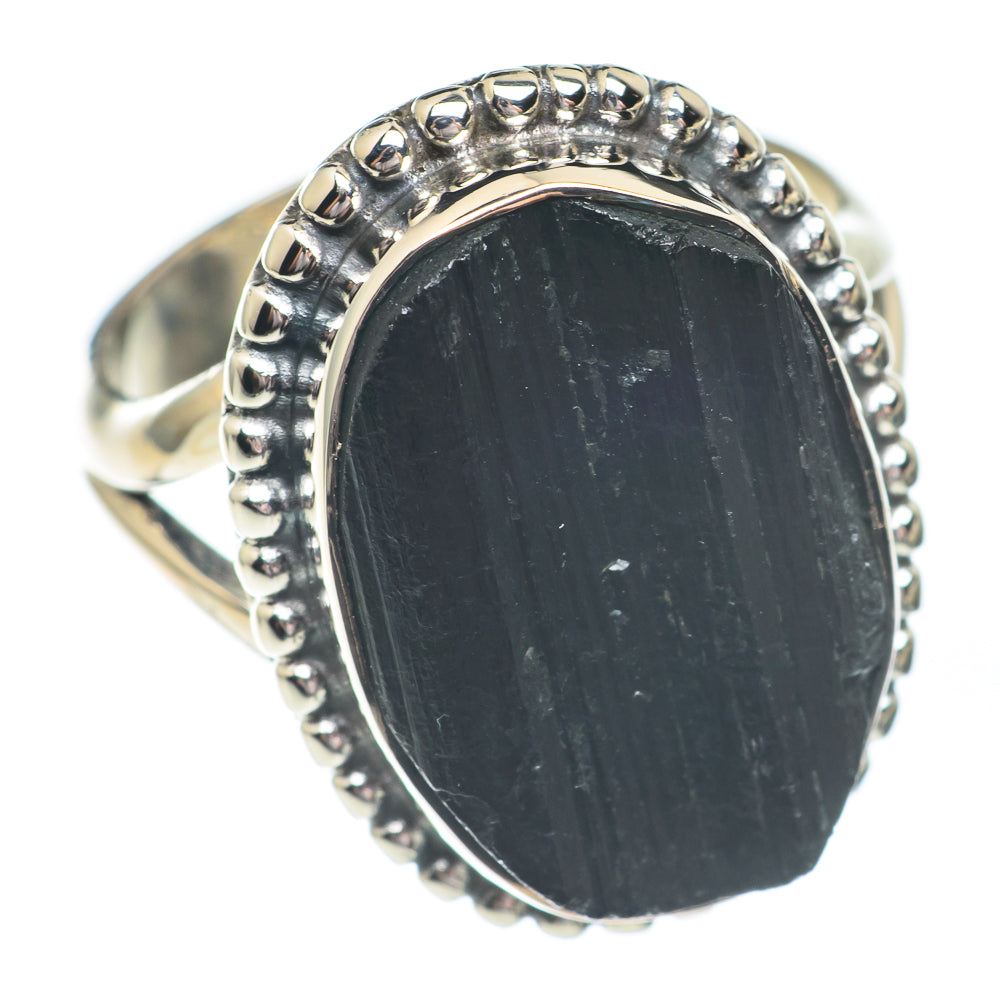 Black Tourmaline Rings handcrafted by Anasilvercos - RING67183