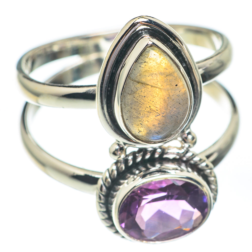 Labradorite Rings handcrafted by Anasilvercos - RING67190