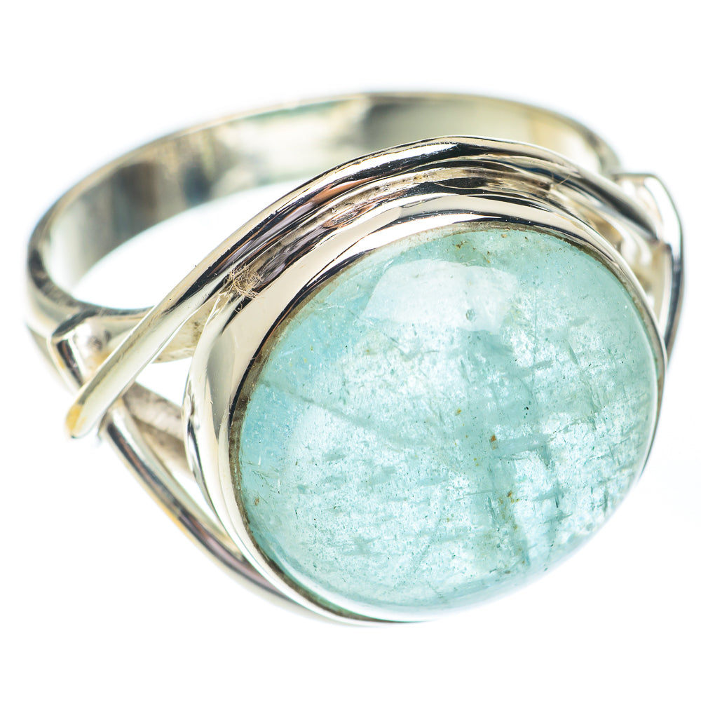 Aquamarine Rings handcrafted by Anasilvercos - RING67198
