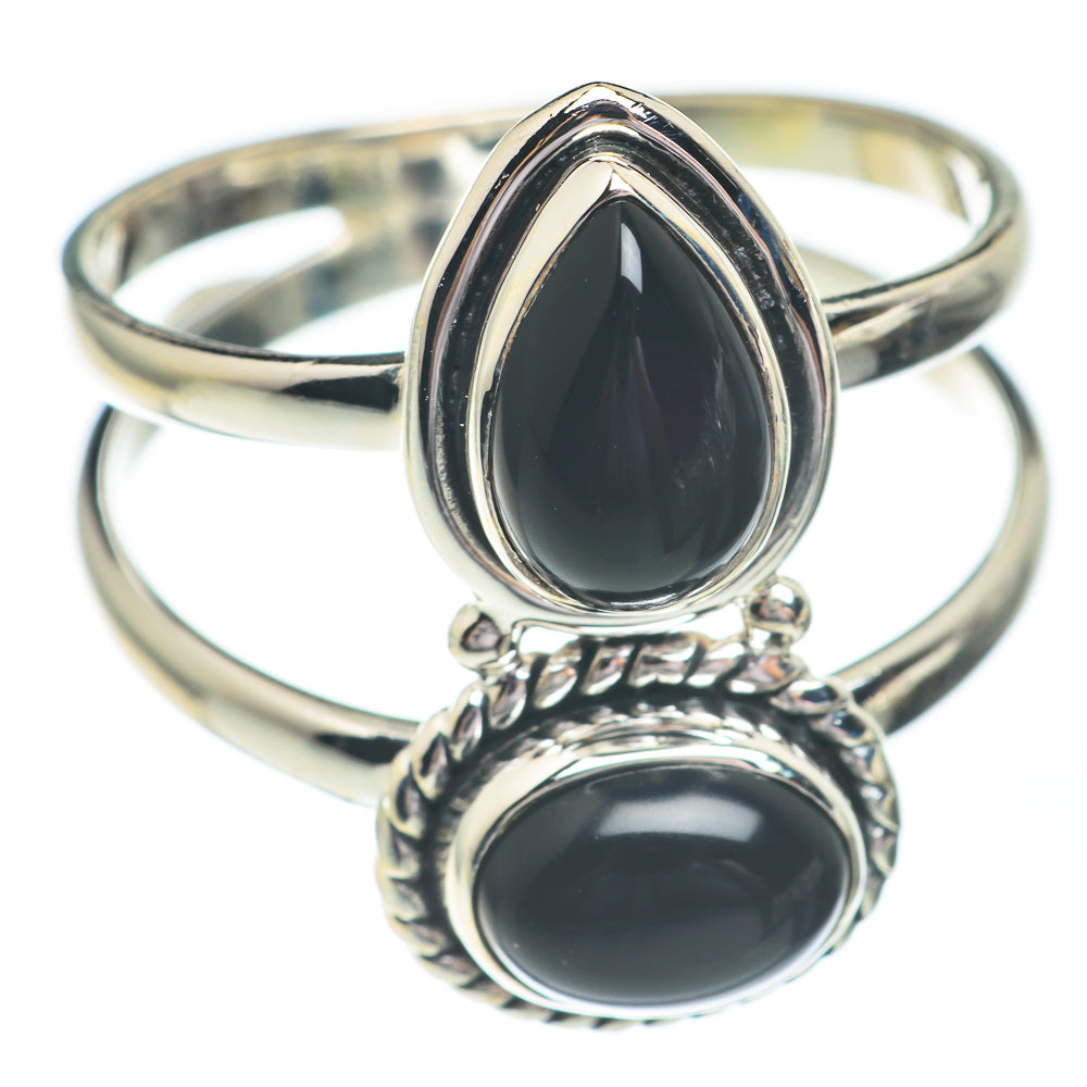 Black Onyx Rings handcrafted by Anasilvercos - RING67214