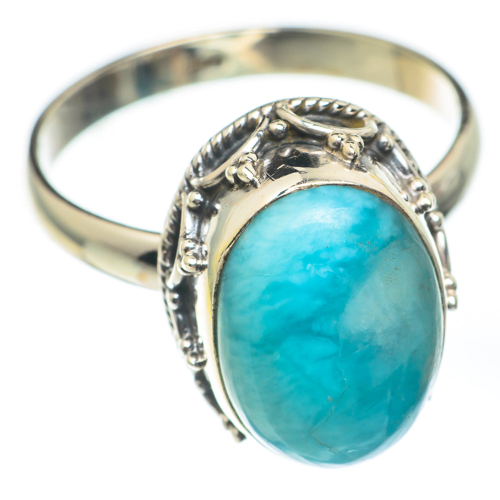 Larimar Rings handcrafted by Anasilvercos - RING67226