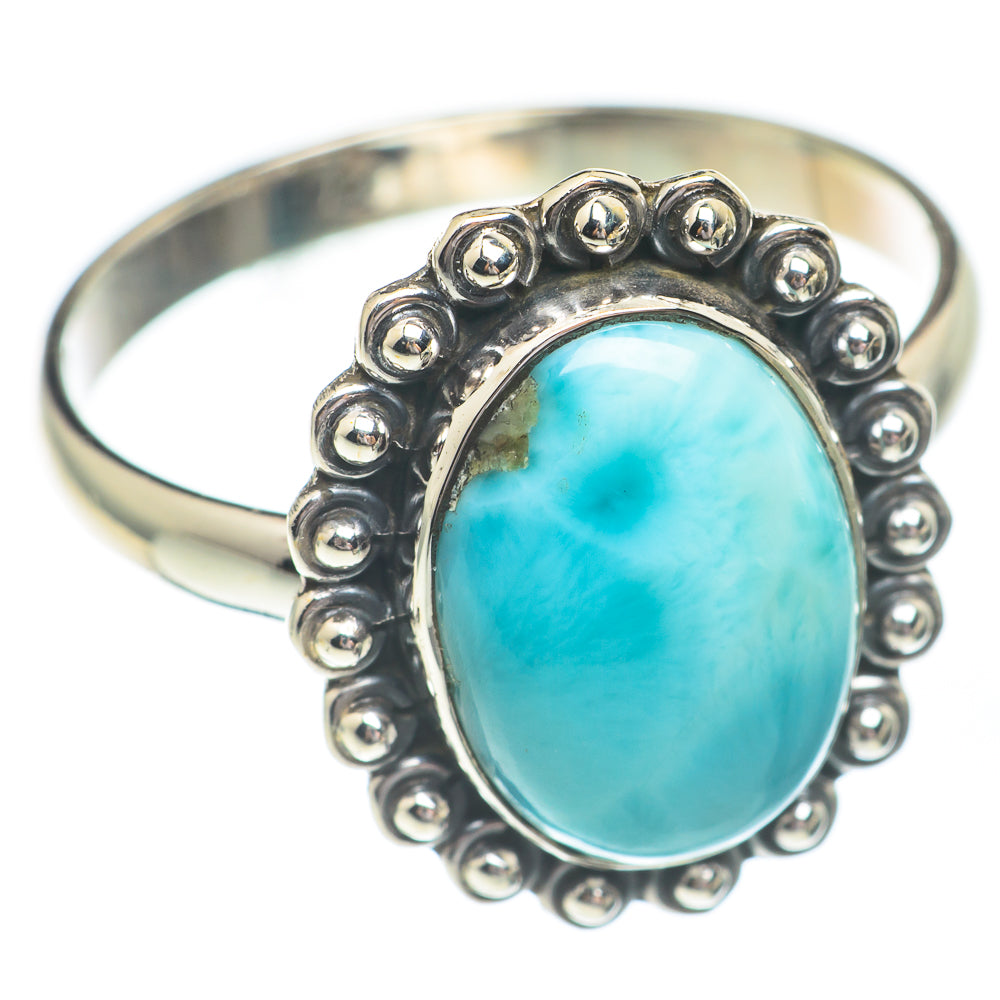 Larimar Rings handcrafted by Anasilvercos - RING67228