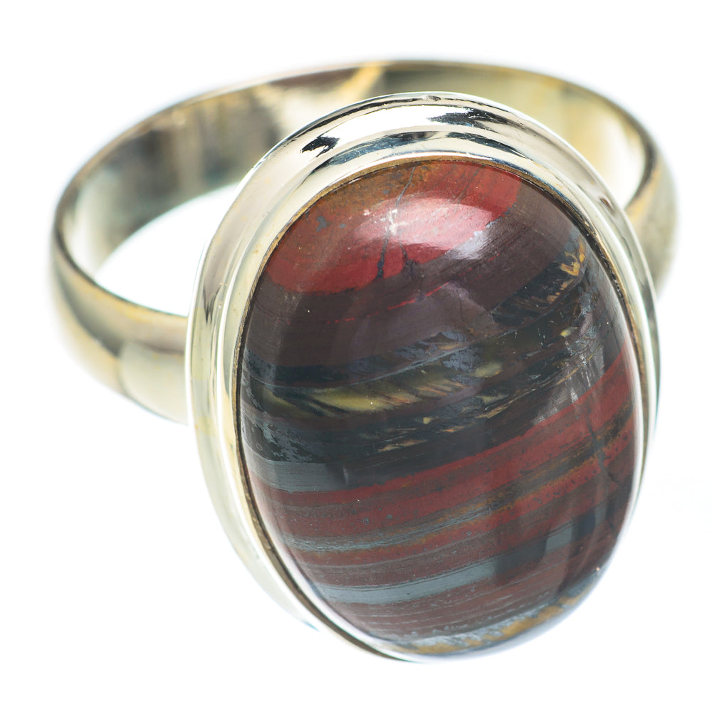 Red Tiger Iron Rings handcrafted by Anasilvercos - RING67232