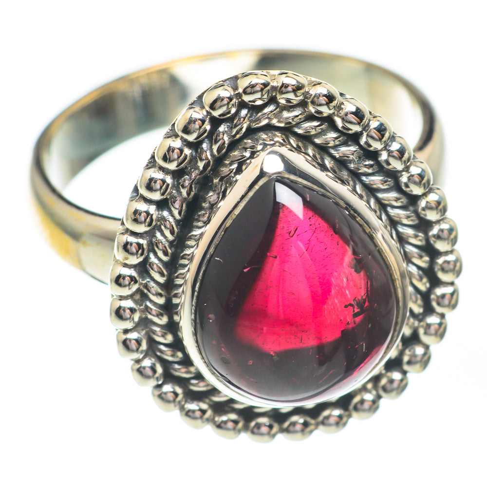 Garnet Rings handcrafted by Anasilvercos - RING67239