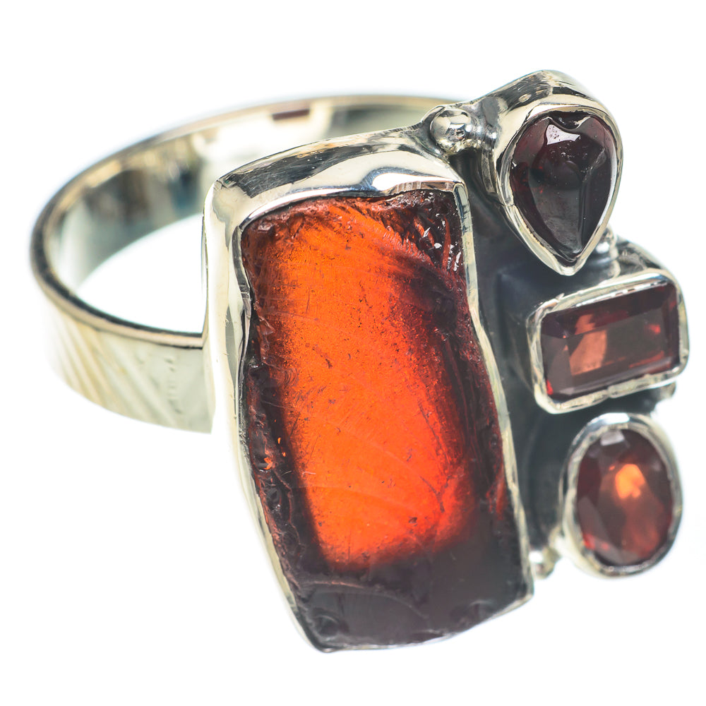 Garnet Rings handcrafted by Anasilvercos - RING67240