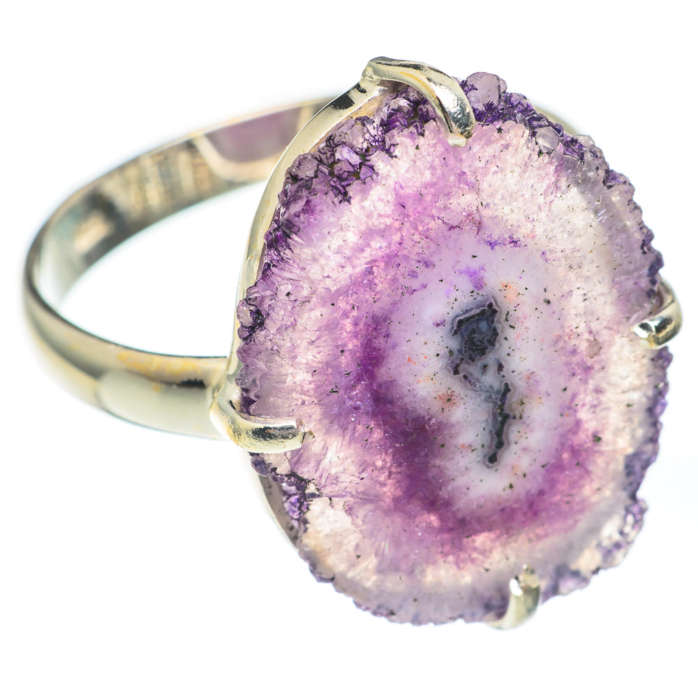Amethyst Stalactite Rings handcrafted by Anasilvercos - RING67242