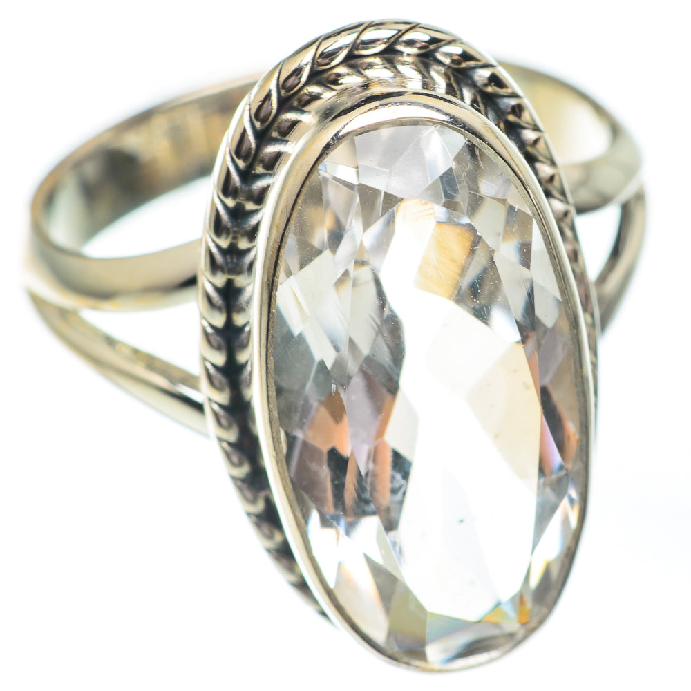 White Quartz Rings handcrafted by Anasilvercos - RING67247