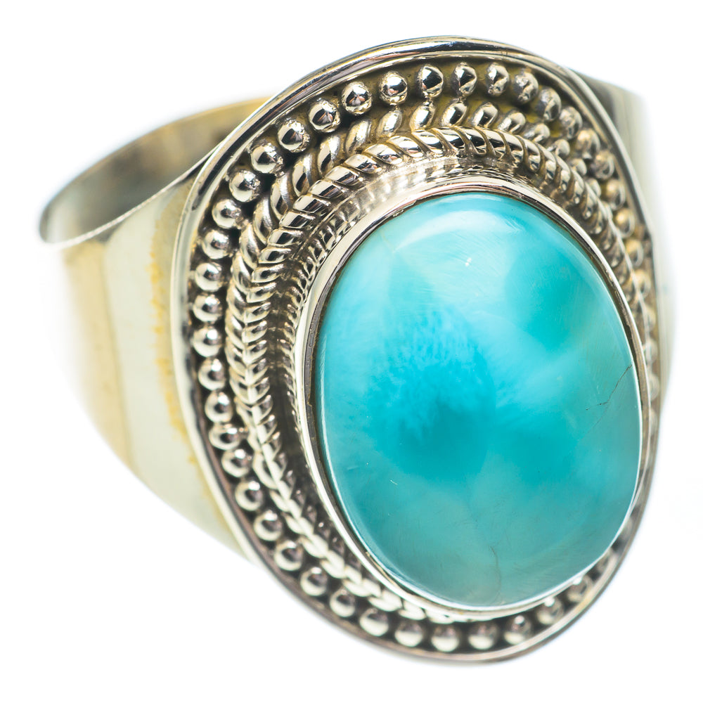 Larimar Rings handcrafted by Anasilvercos - RING67251