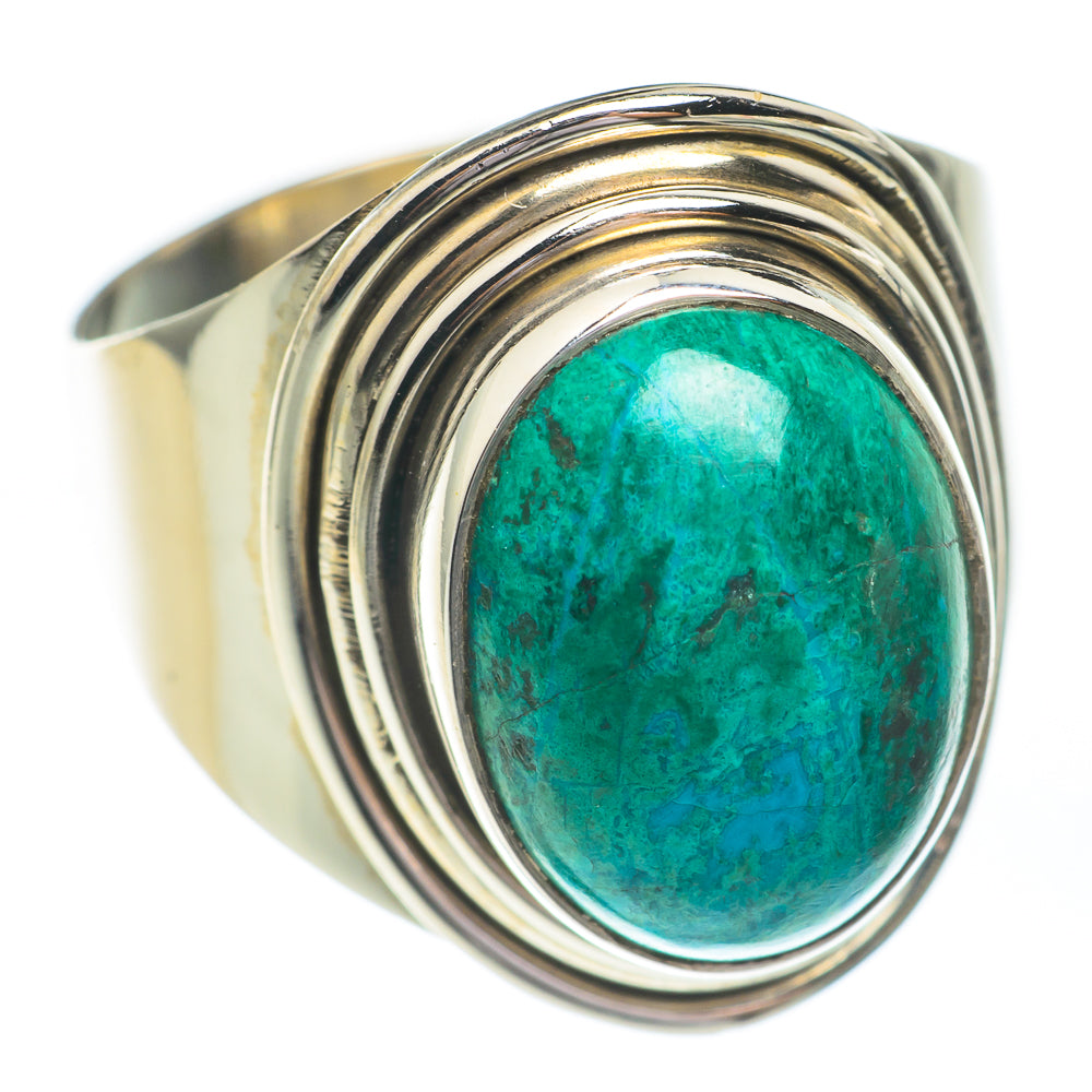 Chrysocolla Rings handcrafted by Anasilvercos - RING67257