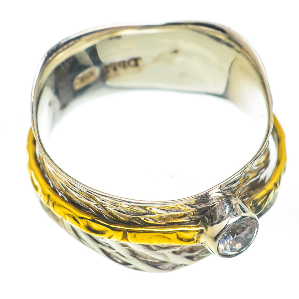 White Quartz Copper Rings handcrafted by Anasilvercos - RING67269