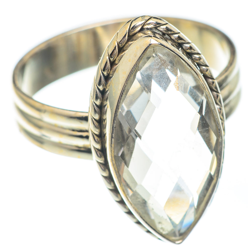 White Quartz Rings handcrafted by Anasilvercos - RING67272