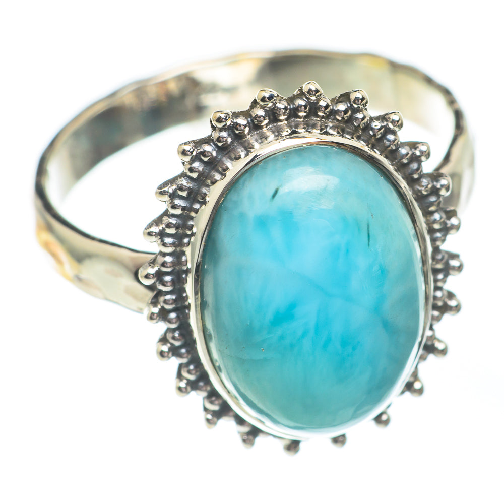 Larimar Rings handcrafted by Anasilvercos - RING67275