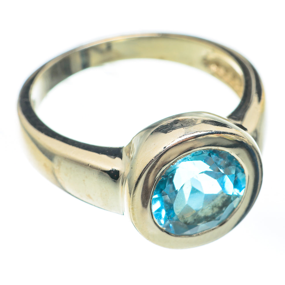Blue Topaz Rings handcrafted by Anasilvercos - RING67277