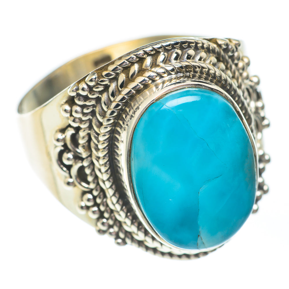 Larimar Rings handcrafted by Anasilvercos - RING67279