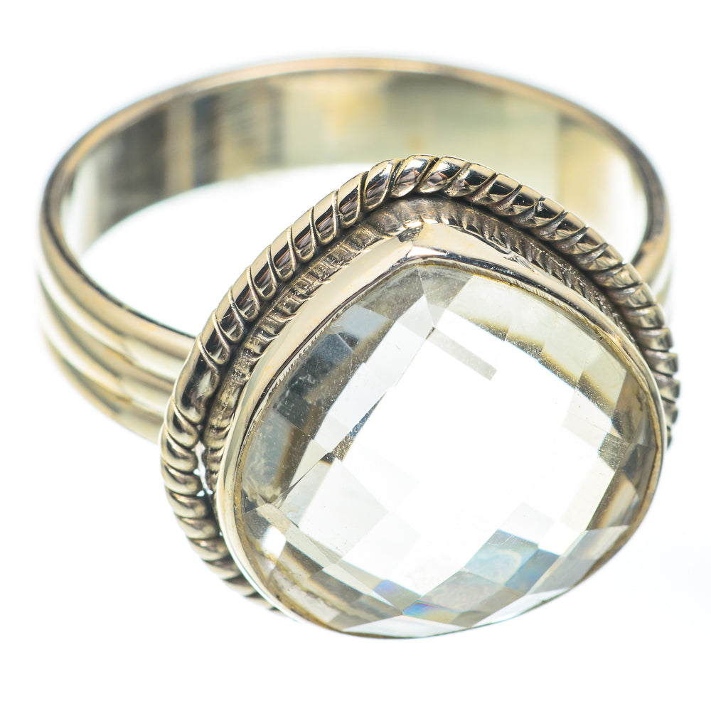 White Quartz Rings handcrafted by Anasilvercos - RING67294