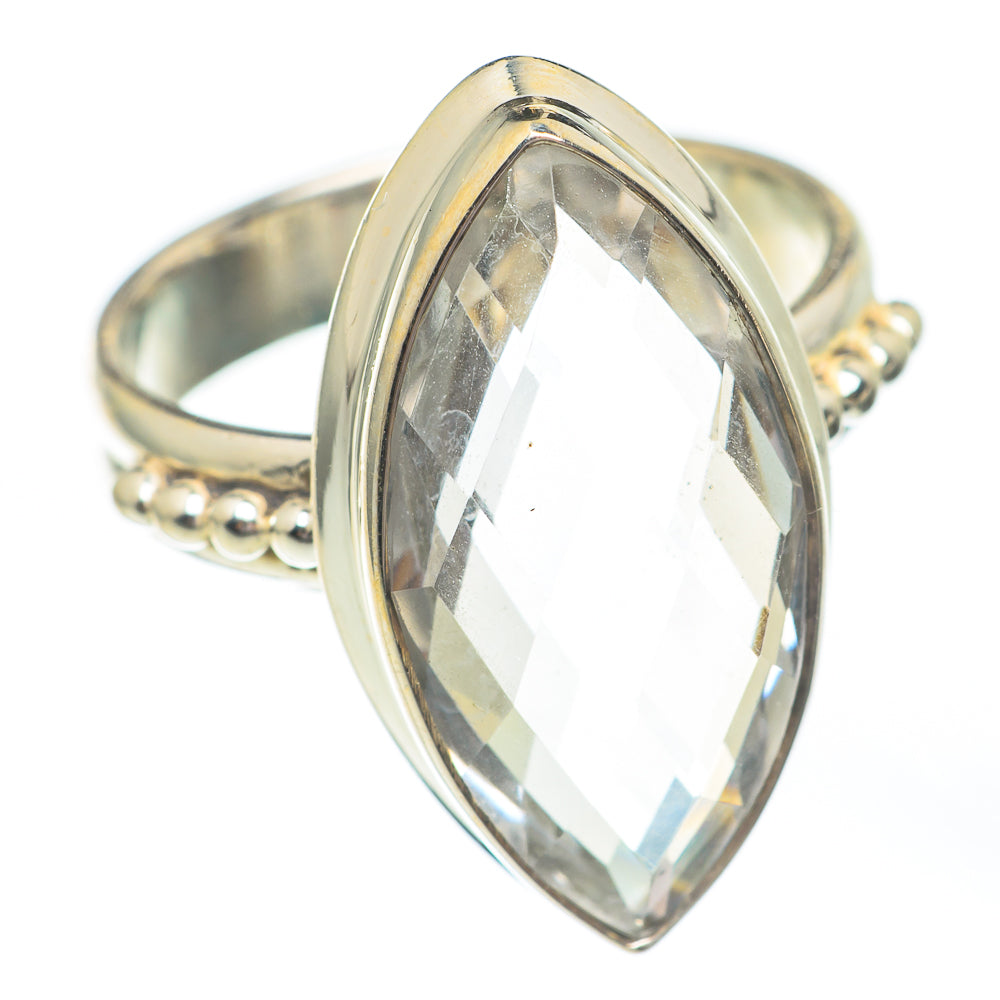 White Quartz Rings handcrafted by Anasilvercos - RING67296