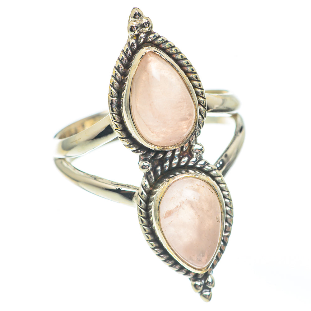 Rose Quartz Rings handcrafted by Anasilvercos - RING67310
