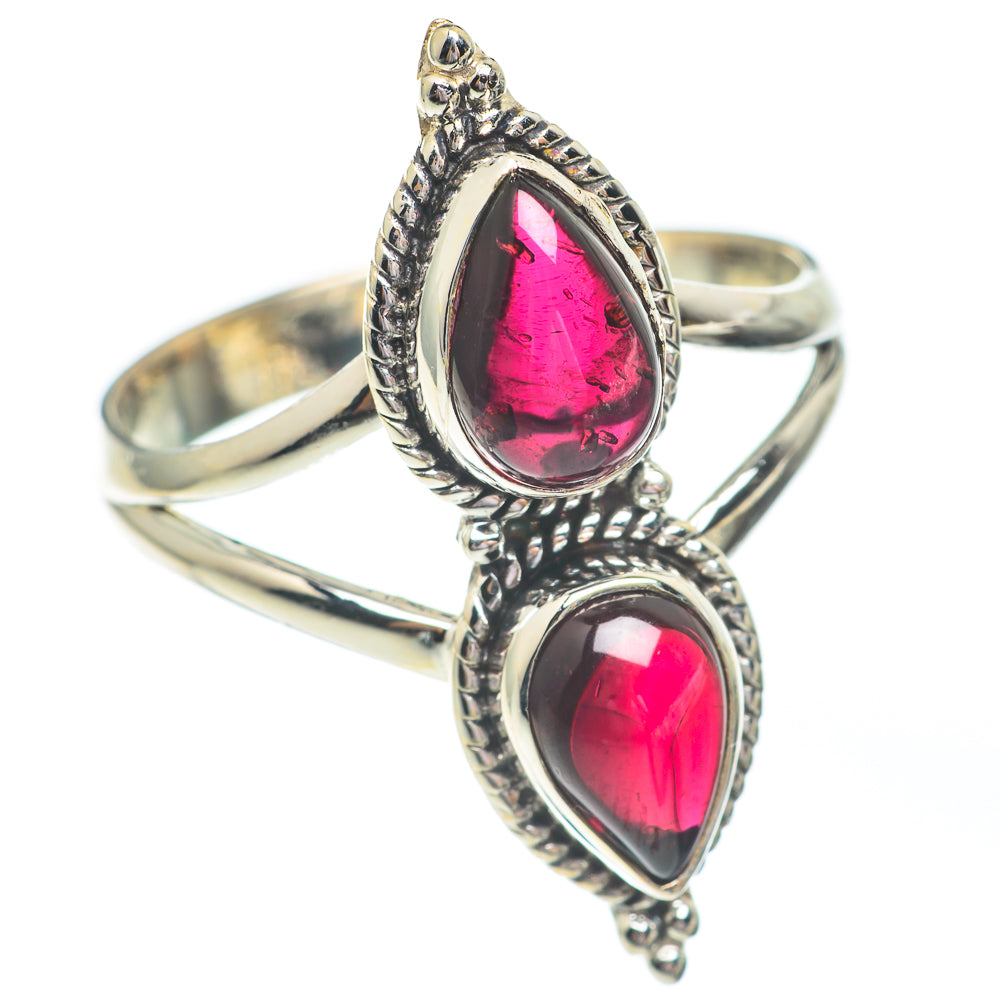 Garnet Rings handcrafted by Anasilvercos - RING67313