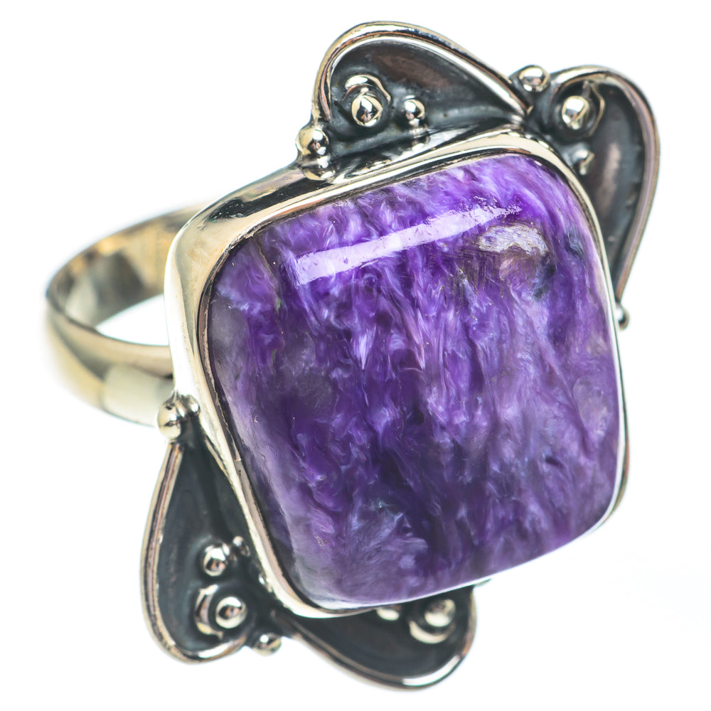 Charoite Rings handcrafted by Anasilvercos - RING67314