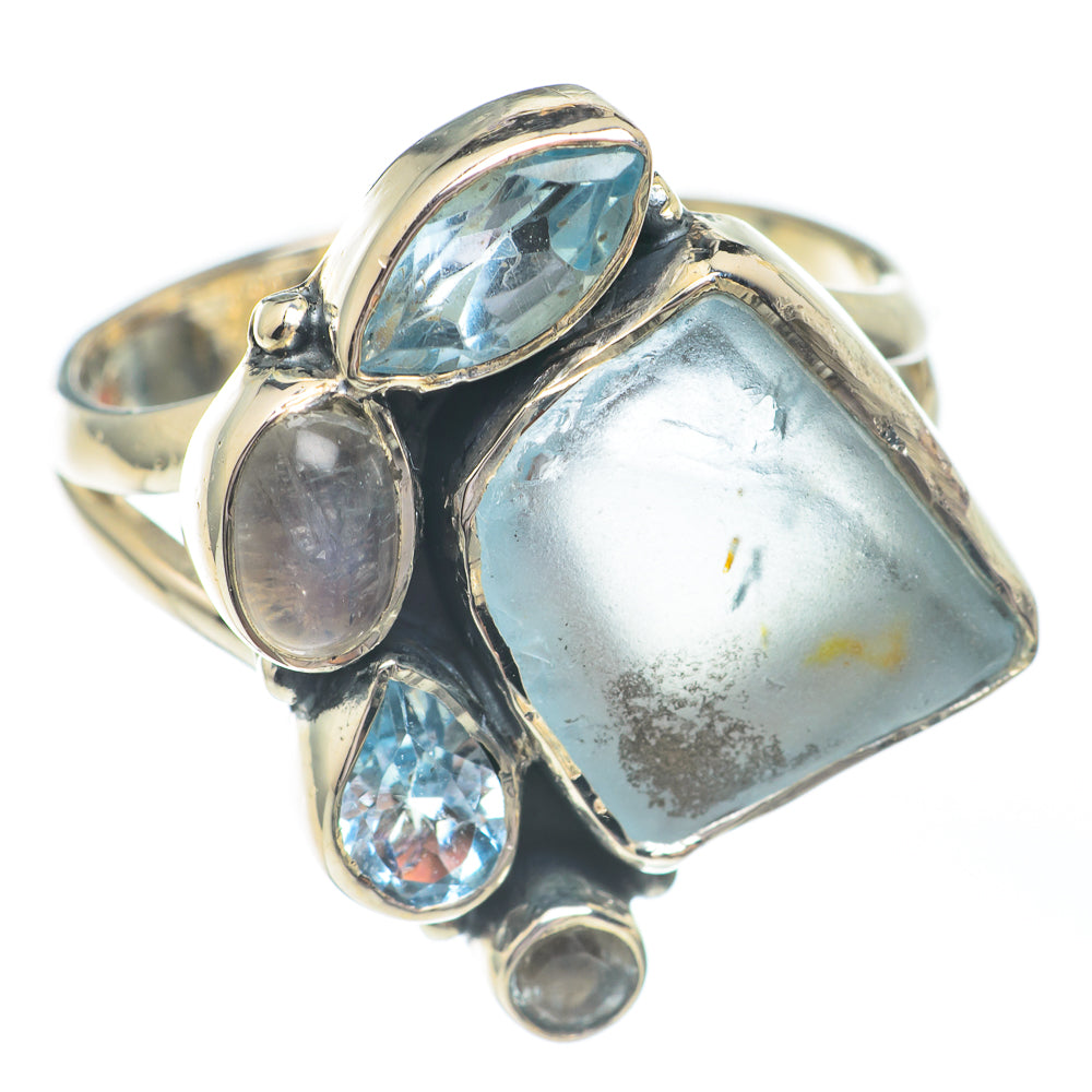 Aquamarine Rings handcrafted by Anasilvercos - RING67322