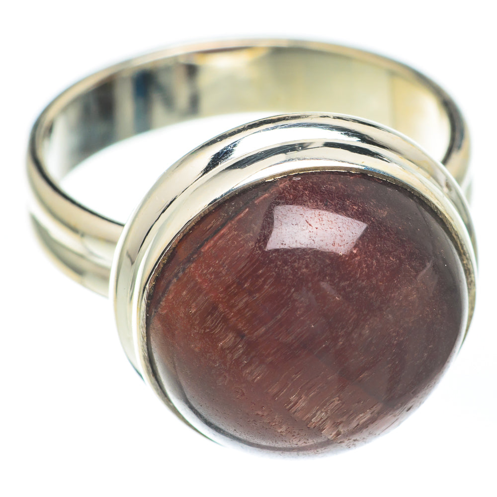 Red Tiger Eye Rings handcrafted by Anasilvercos - RING67330