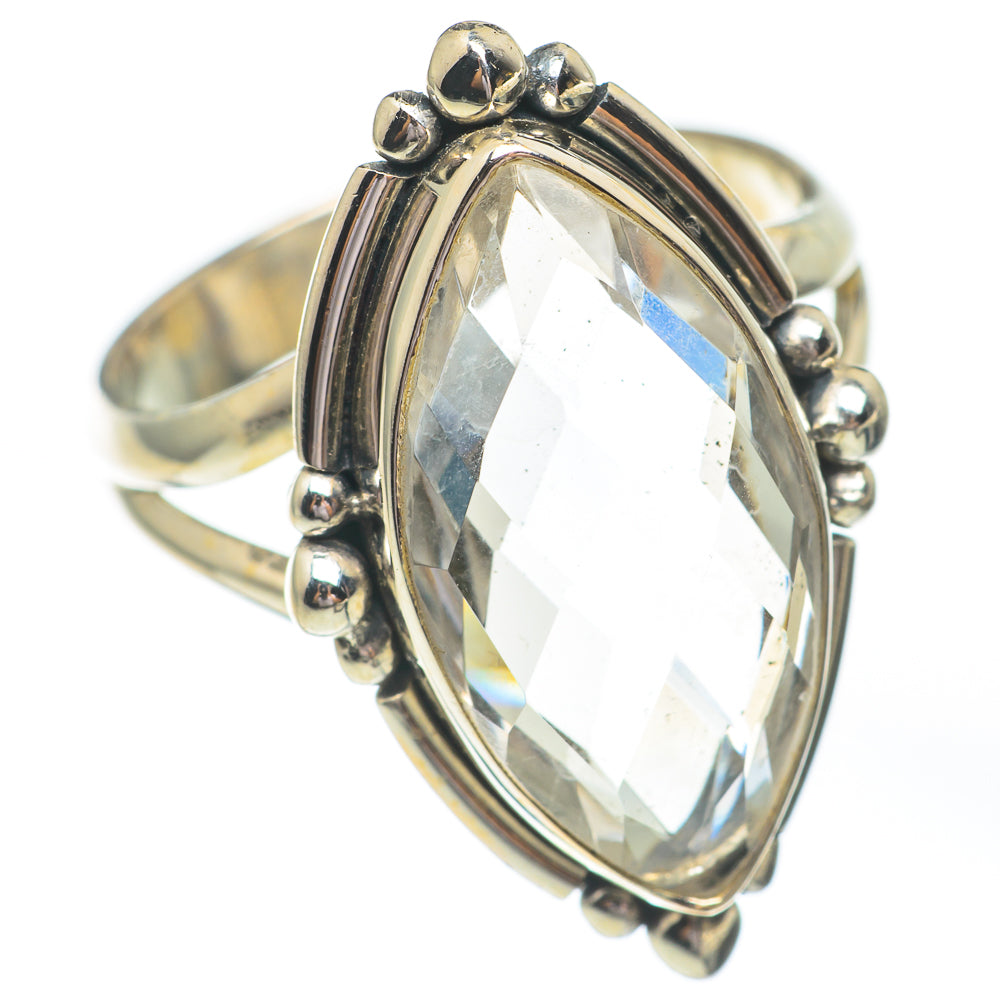 White Quartz Rings handcrafted by Anasilvercos - RING67342