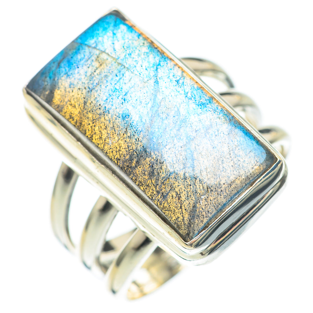 Labradorite Rings handcrafted by Anasilvercos - RING67343