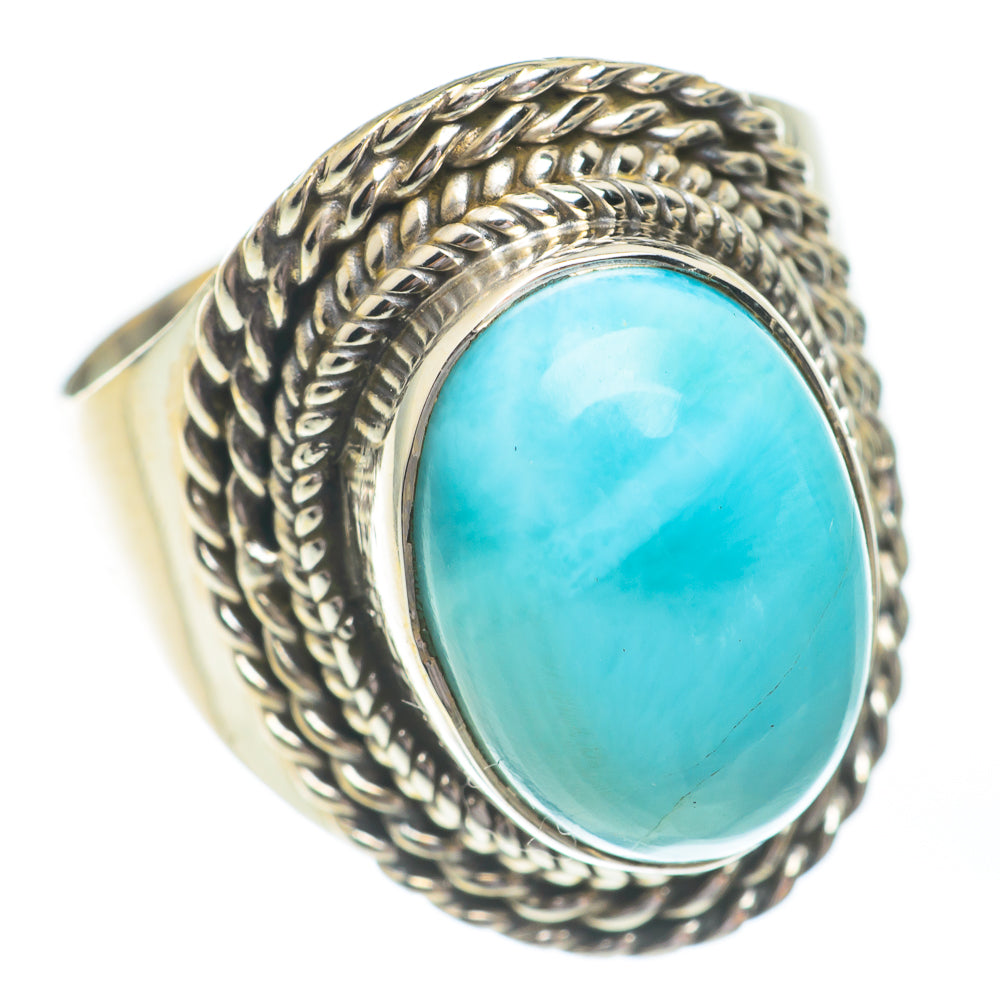 Larimar Rings handcrafted by Anasilvercos - RING67344