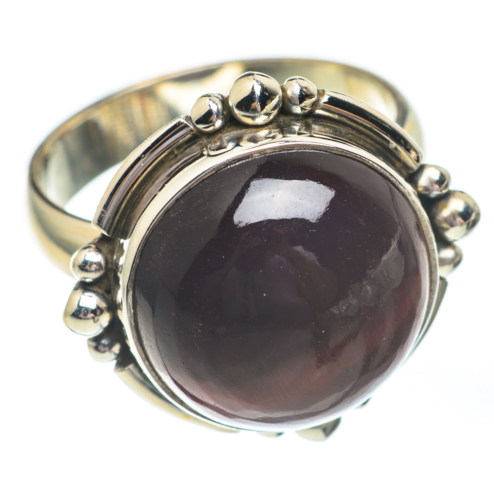 Red Tiger Eye Rings handcrafted by Anasilvercos - RING67352