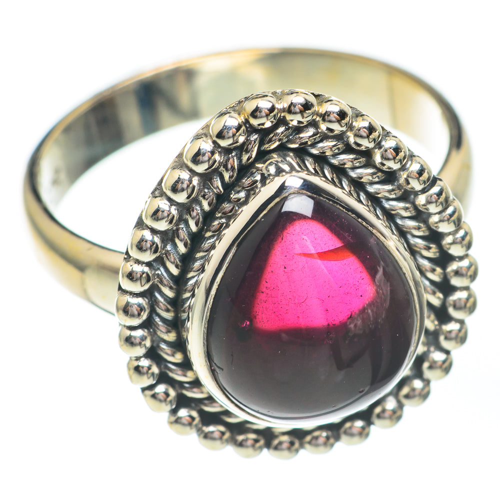 Garnet Rings handcrafted by Anasilvercos - RING67357