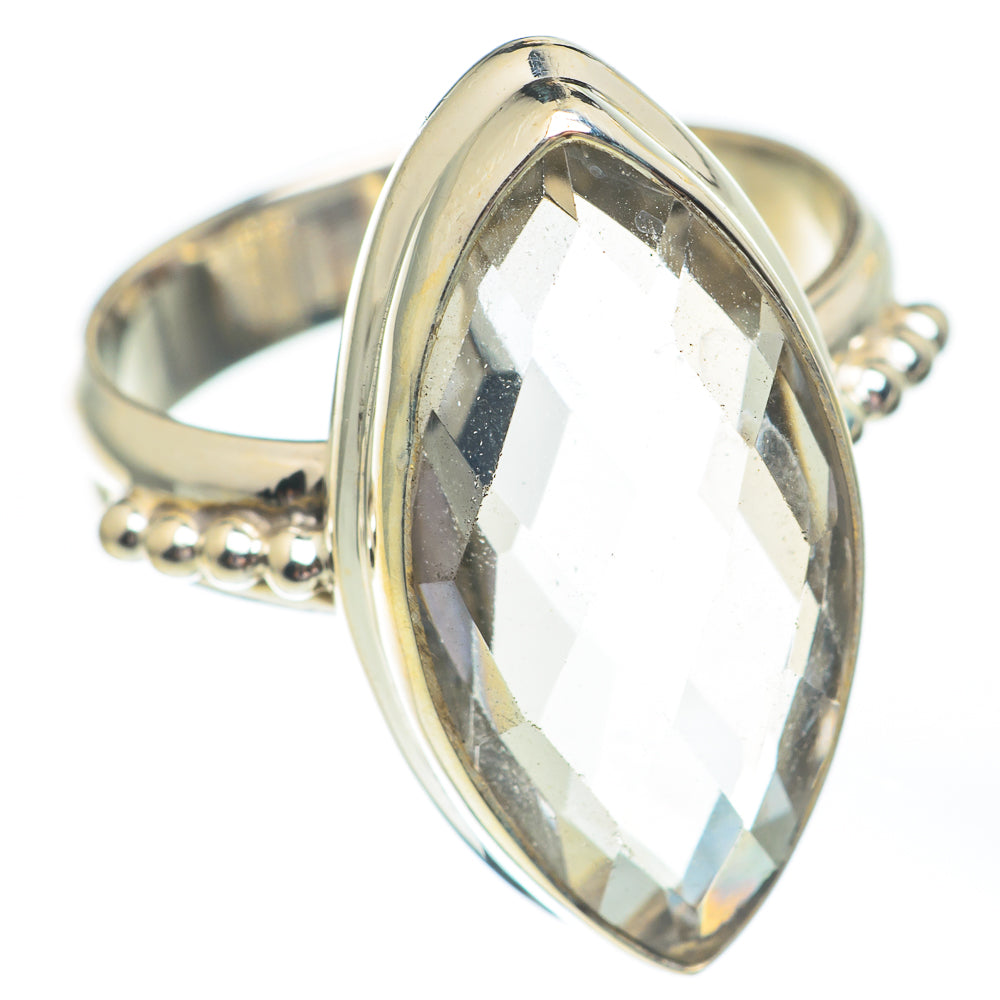 White Quartz Rings handcrafted by Anasilvercos - RING67363
