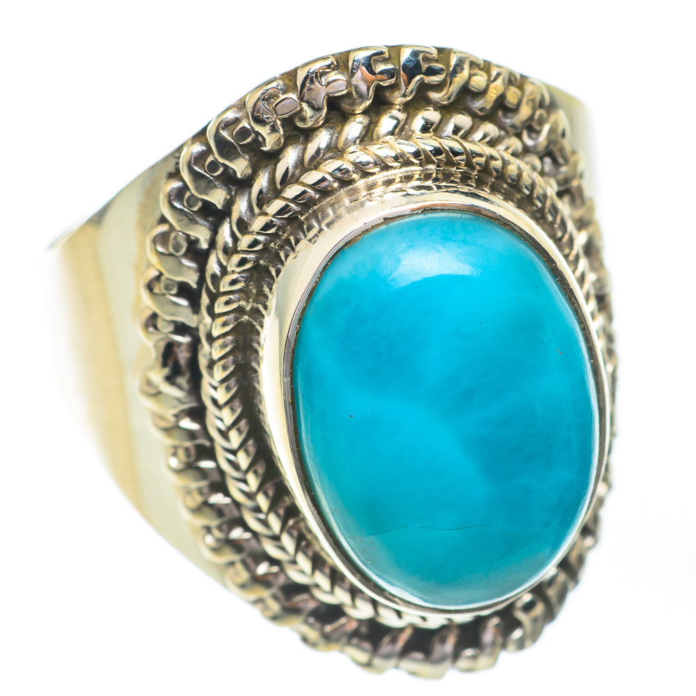 Larimar Rings handcrafted by Anasilvercos - RING67365