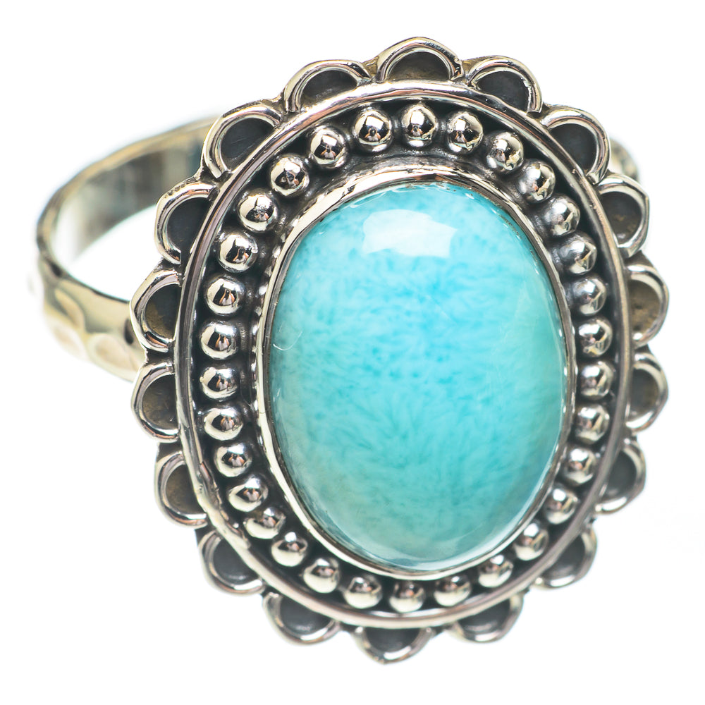 Larimar Rings handcrafted by Anasilvercos - RING67368