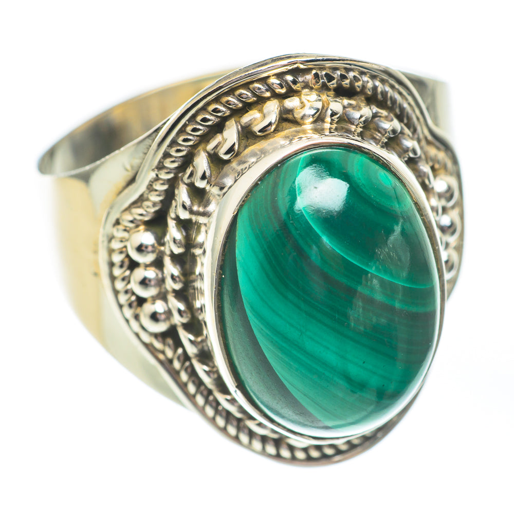 Malachite Rings handcrafted by Anasilvercos - RING67370